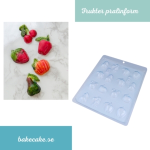 BWB Simple Mold - Miscelânea Frutas 152 - Pralinform Chokladform Frukt