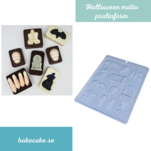 Pralinform Chokladform Halloween - BWB Simple Mold 9643