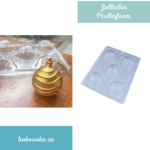 Pralinform Julkulor Chokladform - BWB 10052 - Special 3 Part Mold