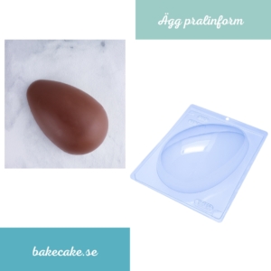 BWB Simple Mold - Ovo Liso 1 Kg 145 - Pralinform Chokladform Ägg