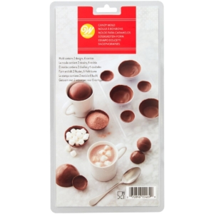 Wilton 3D Hot Chocolate Ball Candy Mould