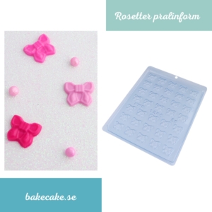 BWB Simple Mold - Lacinho 1286 - Pralinform Chokladform Rosetter