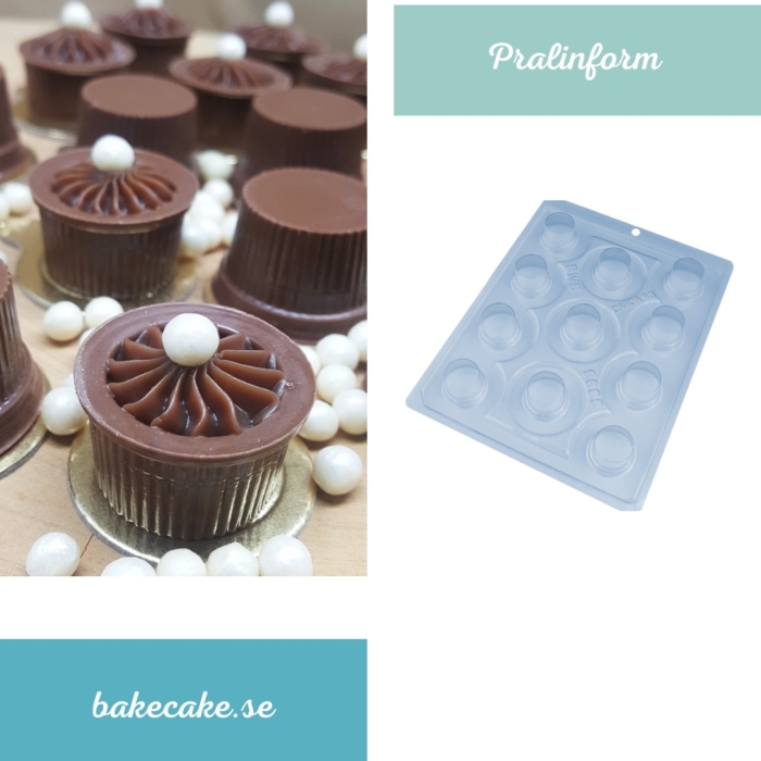 BWB 9665 - Special 3-Part Mold - Pralinform Chokladform