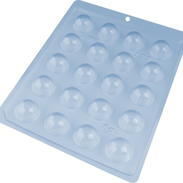 BWB Simple Mold - Bombom Liso Pequeno 727 - Pralinform Kupol 20st Chokladform