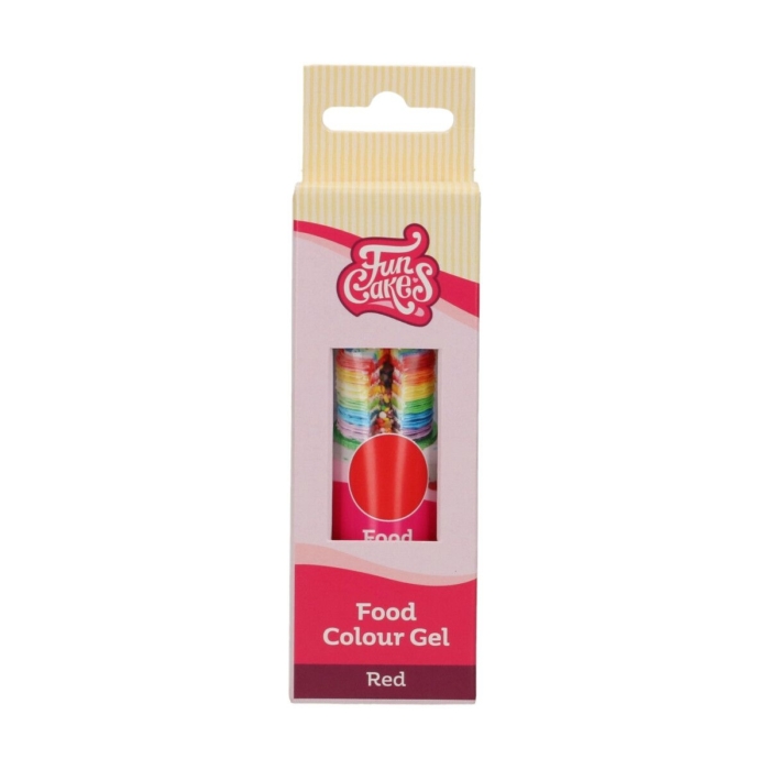 FunCakes - Geléfärg Röd Pastafärg Red - 30g