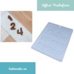 Pralinform Siffror Chokladform - Numbers - BWB 380