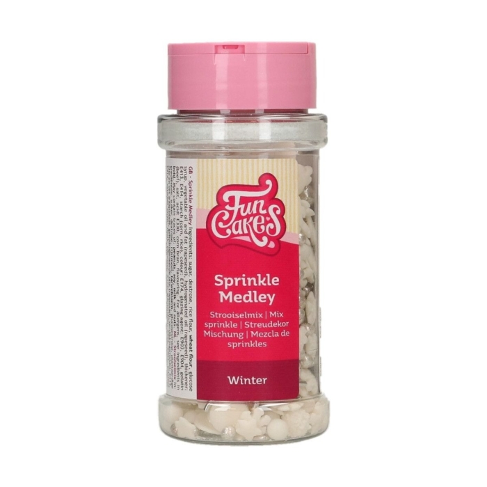 FunCakes Jul Strössel Vinter Sprinkle Medley Winter 50g Julmix Julbak