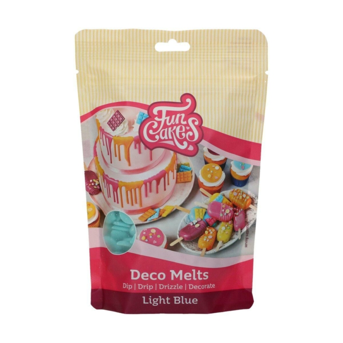 FunCakes - Ljusblå Deco Melts 250g