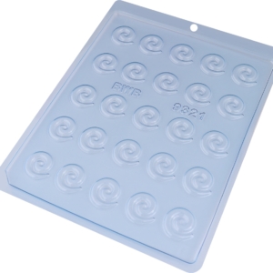 BWB Simple Mold - Arabesco Cirucular 9321 - Pralinform Chokladform