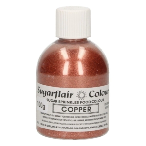 Sugarflair Sugar Sprinkles -Copper- 100g