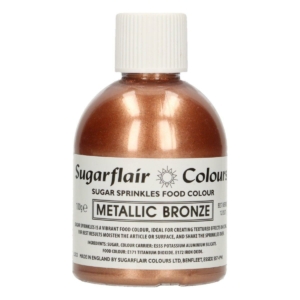 Sugarflair Sugar Sprinkles -Metallic Bronze- 100g