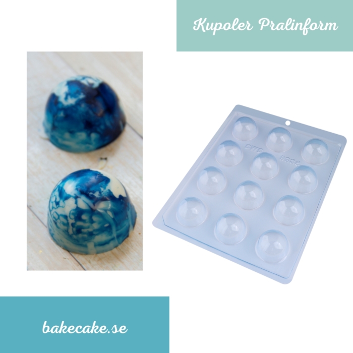 BWB Simple Mold- 9338 - Pralinform Kupol Chokladform