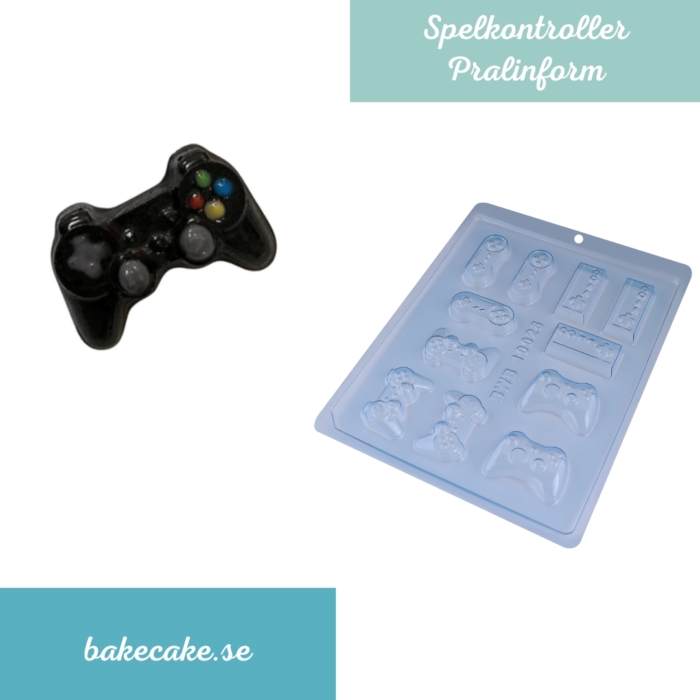 BWB 10028 - Simple Mold - Pralinform Spelkontroll Chokladform Playstation