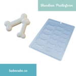 Pralinform Hundben Chokladform - Dog Bone - BWB 9299