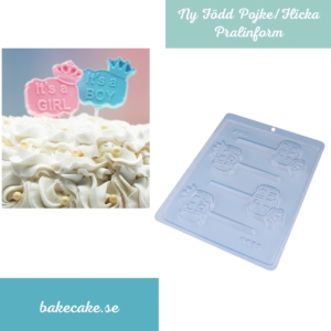 BWB Mold - Pirulito It's a Boy/Girl- Pralinform Babyshower