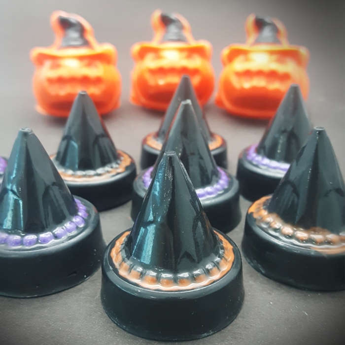 Pralinform Häxhattar Chokladform Halloween - BWB 3-Part Mold 9645