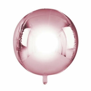 Roséguld Klotballong - Metallic Orb Balloon