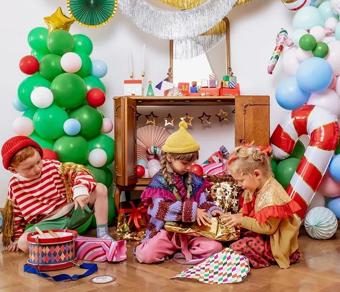 Ballongbåge Ballongbukett Julgran - PartyDeco