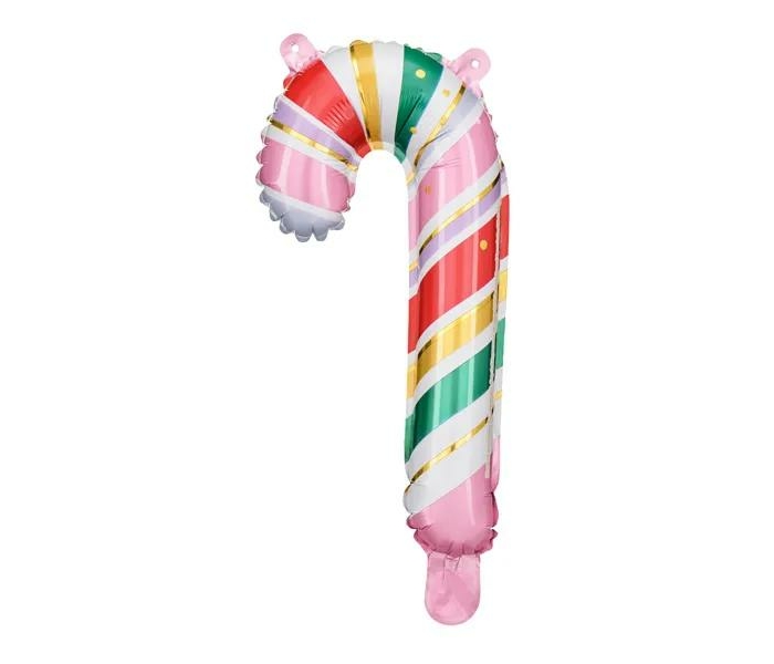 Folieballong Godis Käpp Candy cane, 18.5x35 cm