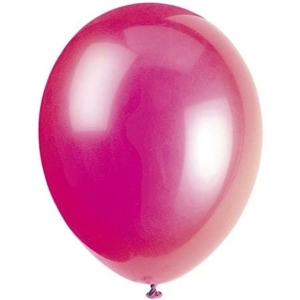 Metall Ballong Cerise Rosa 30cm 50-pack