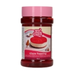 Funcakes Mirror Glaze Topping Röd | Kall Gel/Glasyr Topping Röd – 375g