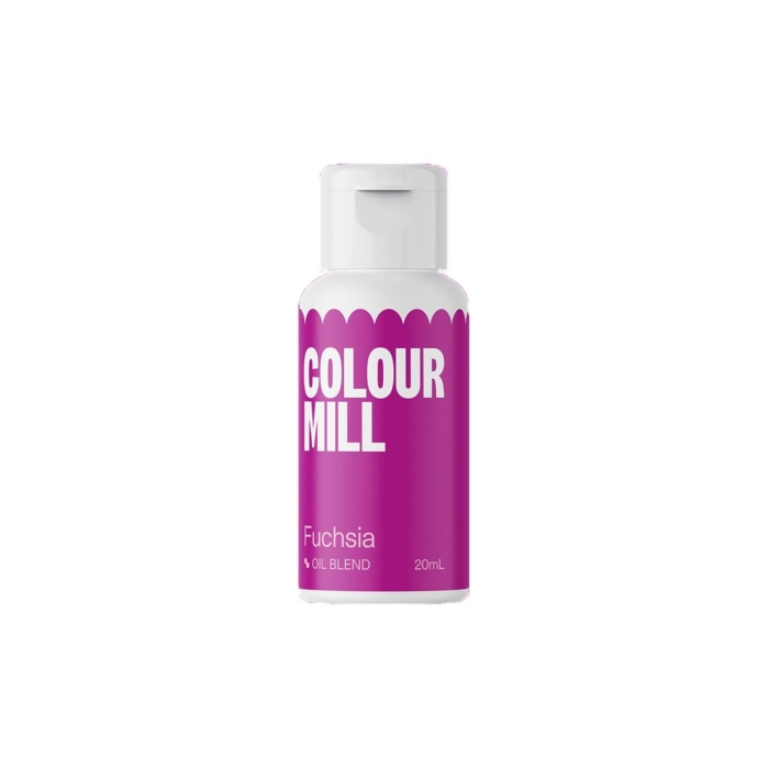 Fuchsia Lila Chokladfärg Oljebaserad Ätbar Färg 20ml - Colour Mill