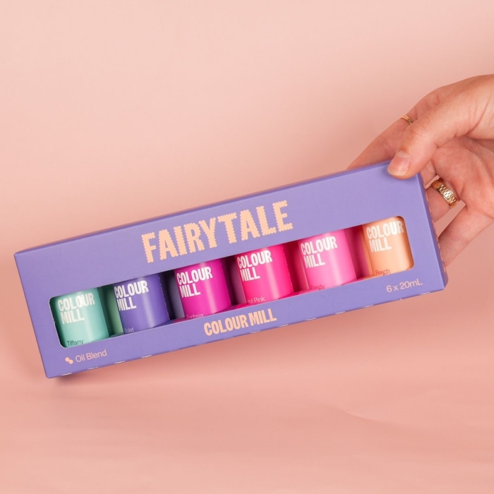 Fairy Tale/Saga Oljebaserad Ätbar Färg 6-Pack*20ml - Colour Mill