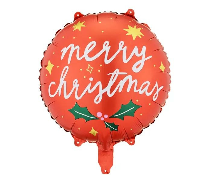 Folieballong Merry Christmas Jul 45cm