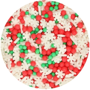 FunCakes Jul Strössel Sprinkle Medley Christmas 60g Julmix Julbak