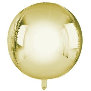 Guld Klotballong - Metallic Orb foilBallong