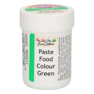 FunCakes - Grön Pastafärg Green - Paste Food Colour 30g