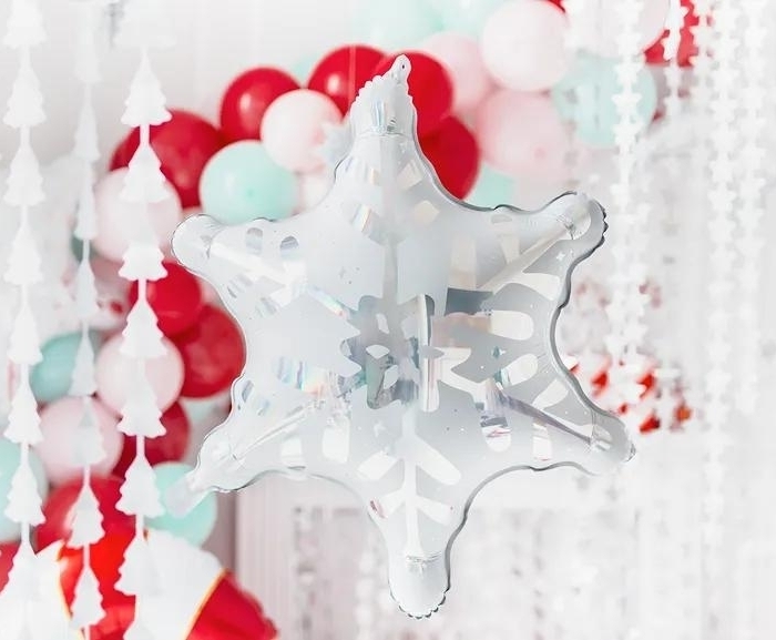 Folieballong Snowflake Snöflinga 64x66 cm