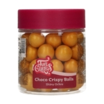 Krispiga chokladbollar Shiny Ochre – 130g, FunCakes