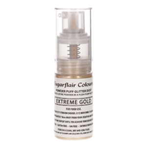 Sugarflair - Extreme Guld Glitterspray 10g