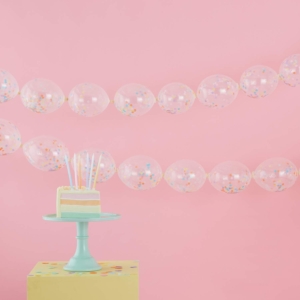 Ballonggirlang Confetti Link - Pastel Ballonger