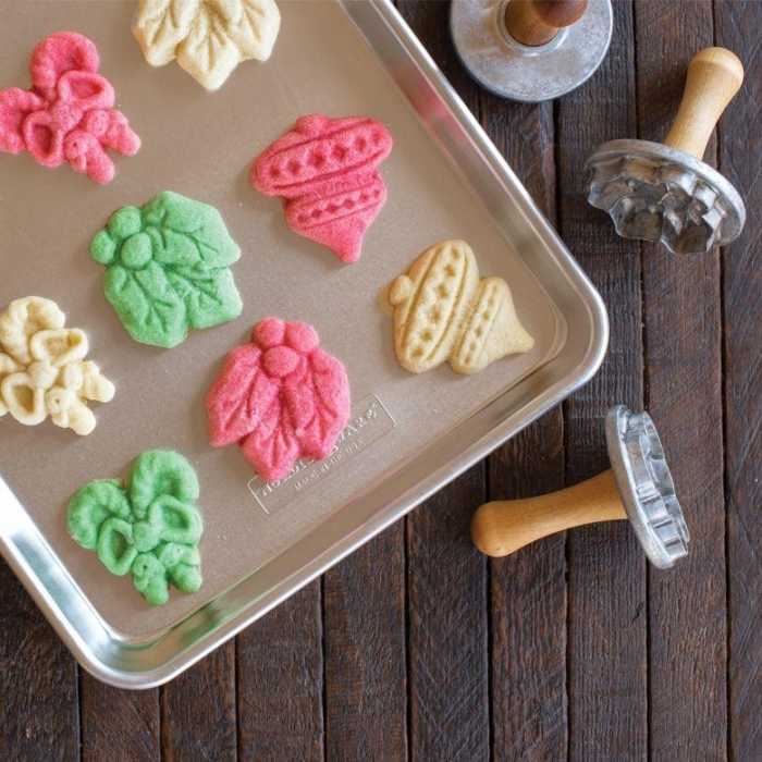 Nordic Ware - Kakstämpel Jul Stål Holiday Cast Cookie Stamps