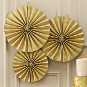 Pin Wheels Guld - 3-Pack