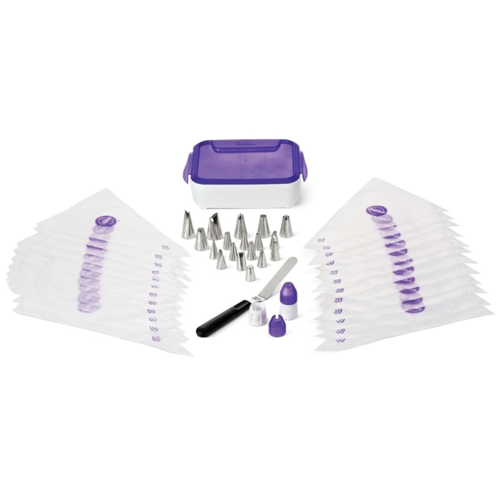 Wilton Deluxe Decorating Set 46 delar Tyllpaket Spritspåse Dekorationsset Tyll