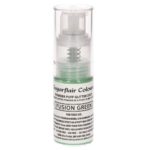 Sugarflair - Grön Glitterspray 10g | Fusion Green