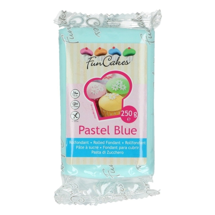 FunCakes - Ljus Blå/Pastel Blue Sockerpasta 250g